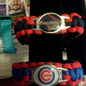 Cardinals or Cubs Bracelets